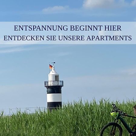 Haus Krabbe Apartments, Zentral Gelegen Im Idyllischen Nordseeort Zwischen Bremerhaven Und Cuxhaven, Hunde Kostenfrei Willkommen, Hauseigene Kostenfreie Parkplaetze Wremen Luaran gambar