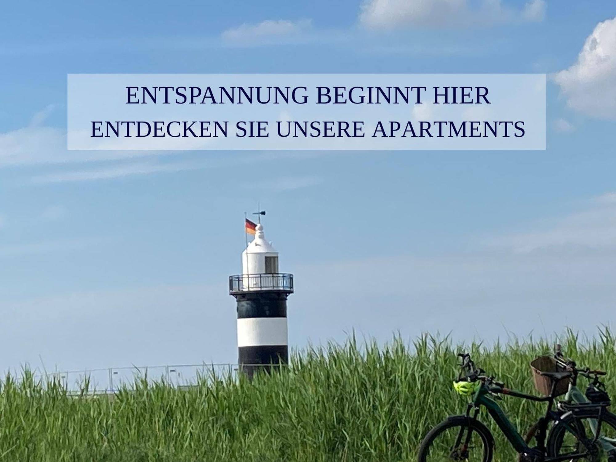 Haus Krabbe Apartments, Zentral Gelegen Im Idyllischen Nordseeort Zwischen Bremerhaven Und Cuxhaven, Hunde Kostenfrei Willkommen, Hauseigene Kostenfreie Parkplaetze Wremen Luaran gambar